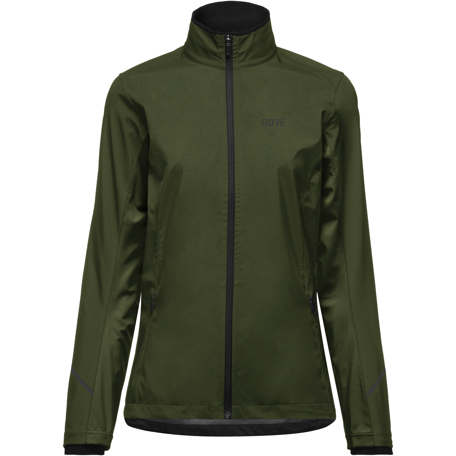 GOREWEAR R3 Women's Partial GORE-TEX INFINIUM(TM) Running Jacket in Utility Green | Medium (8-10) | Regular fit | Windproof