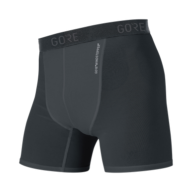 GOREWEAR Men's M WINDSTOPPER(R) Base Layer Boxer Shorts in Black | XS | Form fit | Windproof