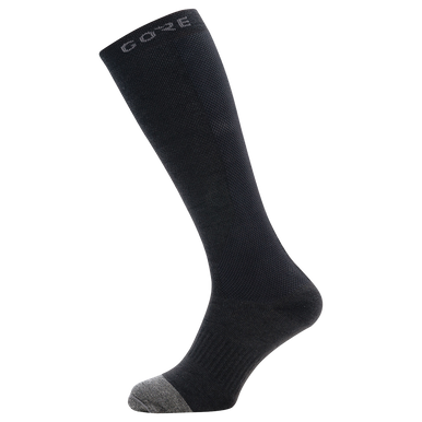 GOREWEAR M Thermo Long Socks in Black/Graphite Grey | 3.5-5 | Moisture Wicking