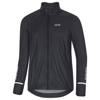 GOREWEAR Men's C5 GORE-TEX SHAKEDRY(TM) 1985 Insulated Cycling Jacket in Black | XS | Slim fit | Waterproof