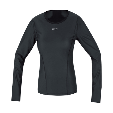 GOREWEAR M WINDSTOPPER(R) Base Layer Thermo Long Sleeve Shirt Women's in Black | 2XS | Slim fit