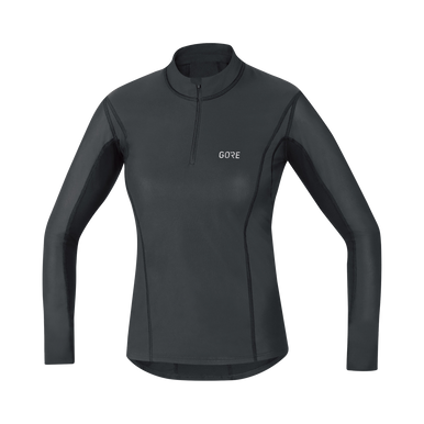 GOREWEAR M WINDSTOPPER(R) Base Layer Thermo Turtleneck Women's in Light Grey/White | XL (16-18) | Slim fit