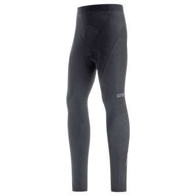 GOREWEAR Men's C3 Thermo Cycling Tights+ in Black/Neon Yellow | 2XL | Form fit