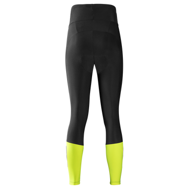 GOREWEAR Progress Thermo Cycling Tights+ Women's in Black/Neon Yellow | XL (16-18) | Form fit