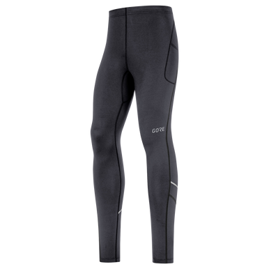 GOREWEAR Men's R3 Mid Running Tights in Black | XS | Form fit