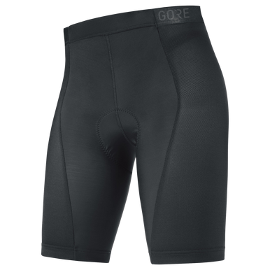 GOREWEAR C5 Women's Liner Cycling Short Tights+ in Black | XL (16-18) | Form fit