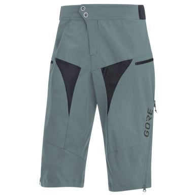GOREWEAR Men's C5 All Mountain Cycling Shorts in Terra Grey/Black | XS | Regular fit