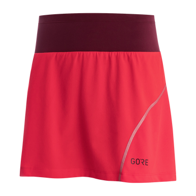 GOREWEAR Running Skort Women's in Hibiscus Pink/Chestnut Red | 2XS | Slim fit