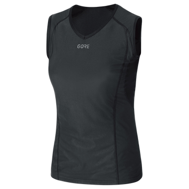 GOREWEAR M WINDSTOPPER(R) Base Layer Sleeveless Shirt Women's in Light Grey/White | XL (16-18) | Form fit | Windproof