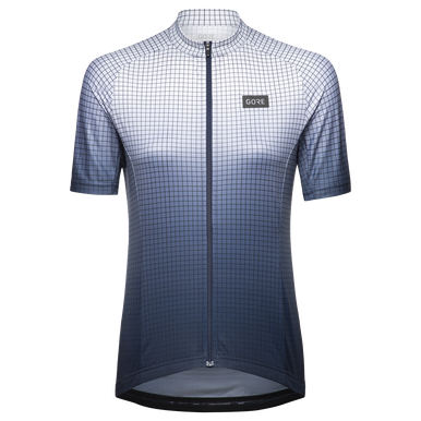GOREWEAR Grid Fade Cycling Jersey Women's in Lab Gray/White | 2XS | Form fit