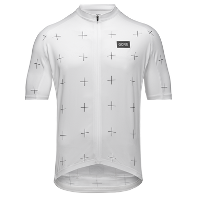 GOREWEAR Daily Cycling Jersey Men's in Black/White | Medium | Form fit
