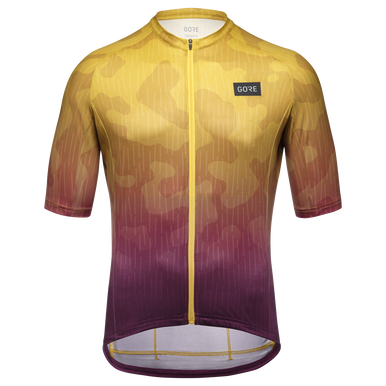 GOREWEAR Rain Camo Cycling Jersey Men's in Orbit Blue | XS | Slim fit