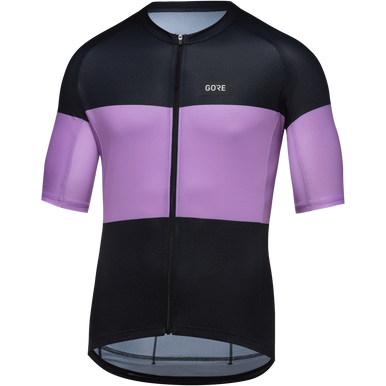 GOREWEAR Spirit Stripes Cycling Jersey Men's in Black/White | Medium | Form fit