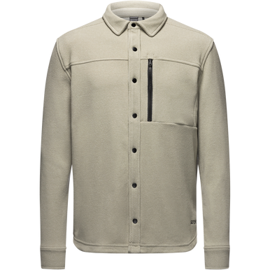 GOREWEAR Hybrid Fleece Flannel Running Shirt Men's in Black | XS