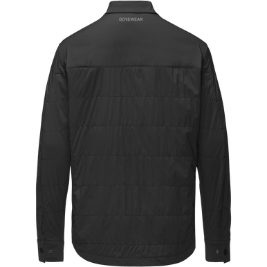GOREWEAR Crossover Insulated Running Shirt Jacket Men's in Black | XS