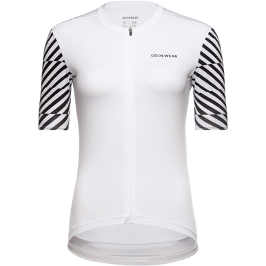 GOREWEAR SWIFTRIDE Optical Cycling Jersey Women's in Tech Beige/Utility Red | 2XS | Form fit