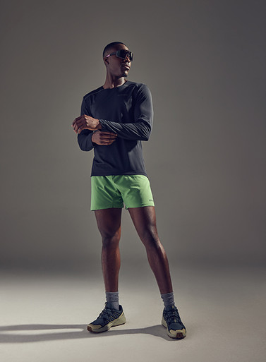 GOREWEAR CONCURVE 5" Brief Running Shorts Men's in Engine Green | XS | Regular fit