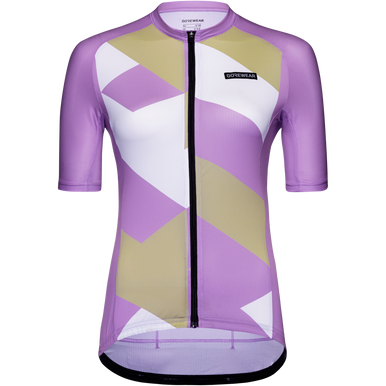 GOREWEAR Spirit Signal Cycling Jersey Women's in Scrub Purple/White | 2XS | Form fit