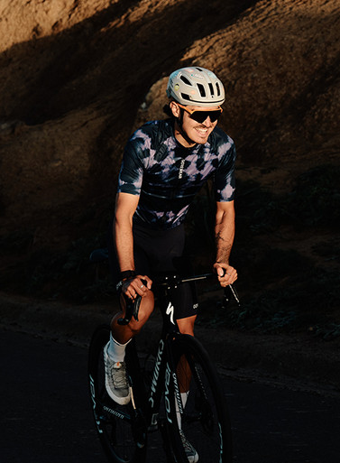 GOREWEAR SPINSHIFT Shibori Cycling Jersey Men's in Utility Brown/Tech Beige | Large | Form fit