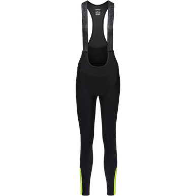 GOREWEAR SWIFTRIDE Thermo Cycling Bib Tights Women's in Black/Neon Yellow | 2XS