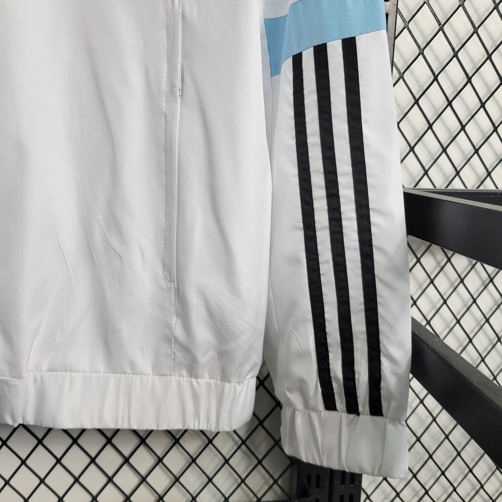 Men's White Mexico Wind Breaker