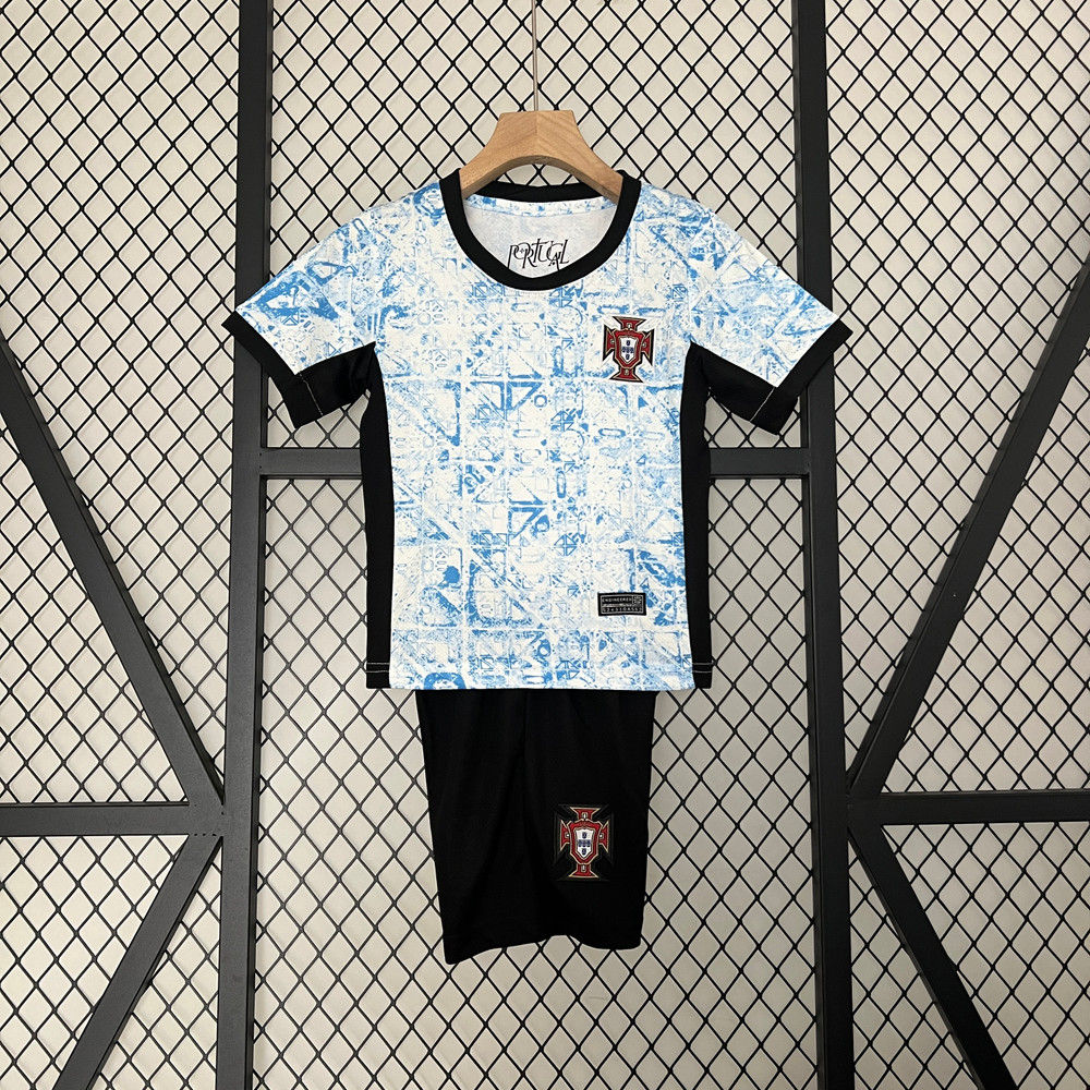 Kids Portugal Euro Away Jersey