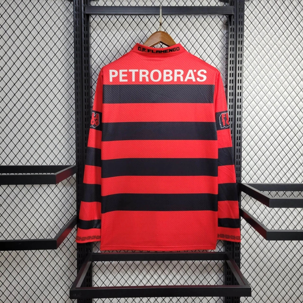 Flamengo 1994/95 Home Long Sleeve Retro Jersey