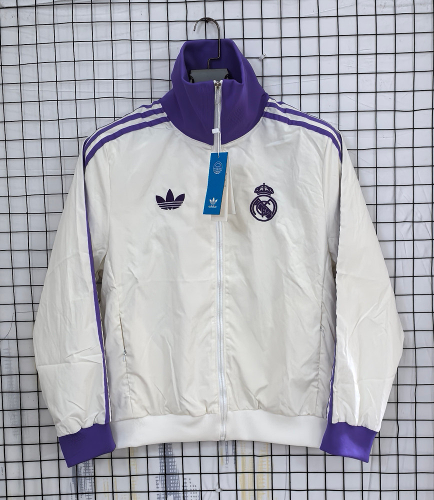 Real Madrid 2025/26 Windbreaker White