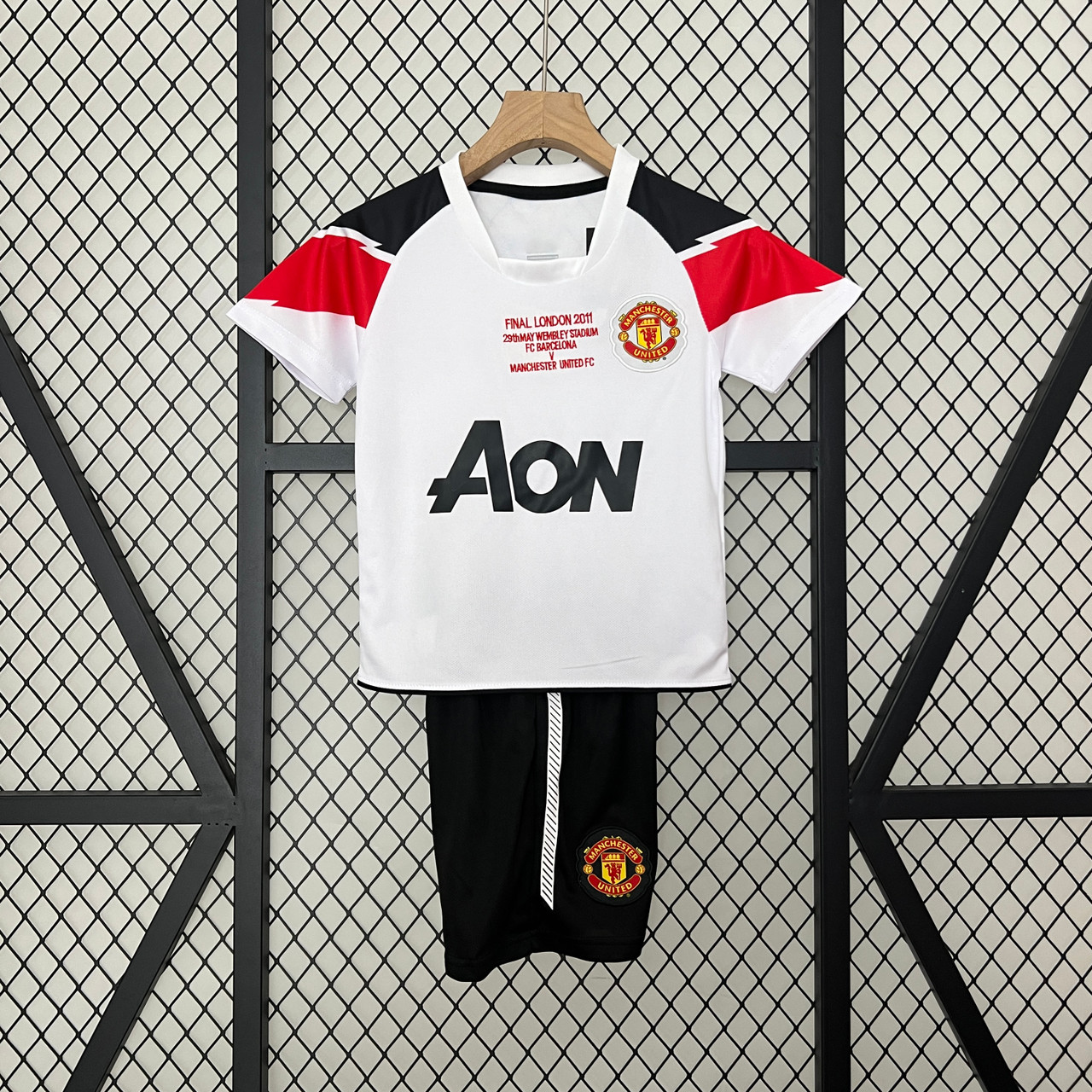 Kids Man United Retro 2010/11 Champions League