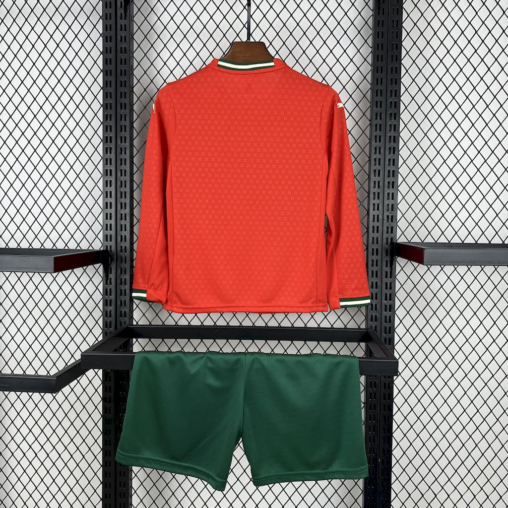 Kids Portugal 2025/26 Home Long Sleeve