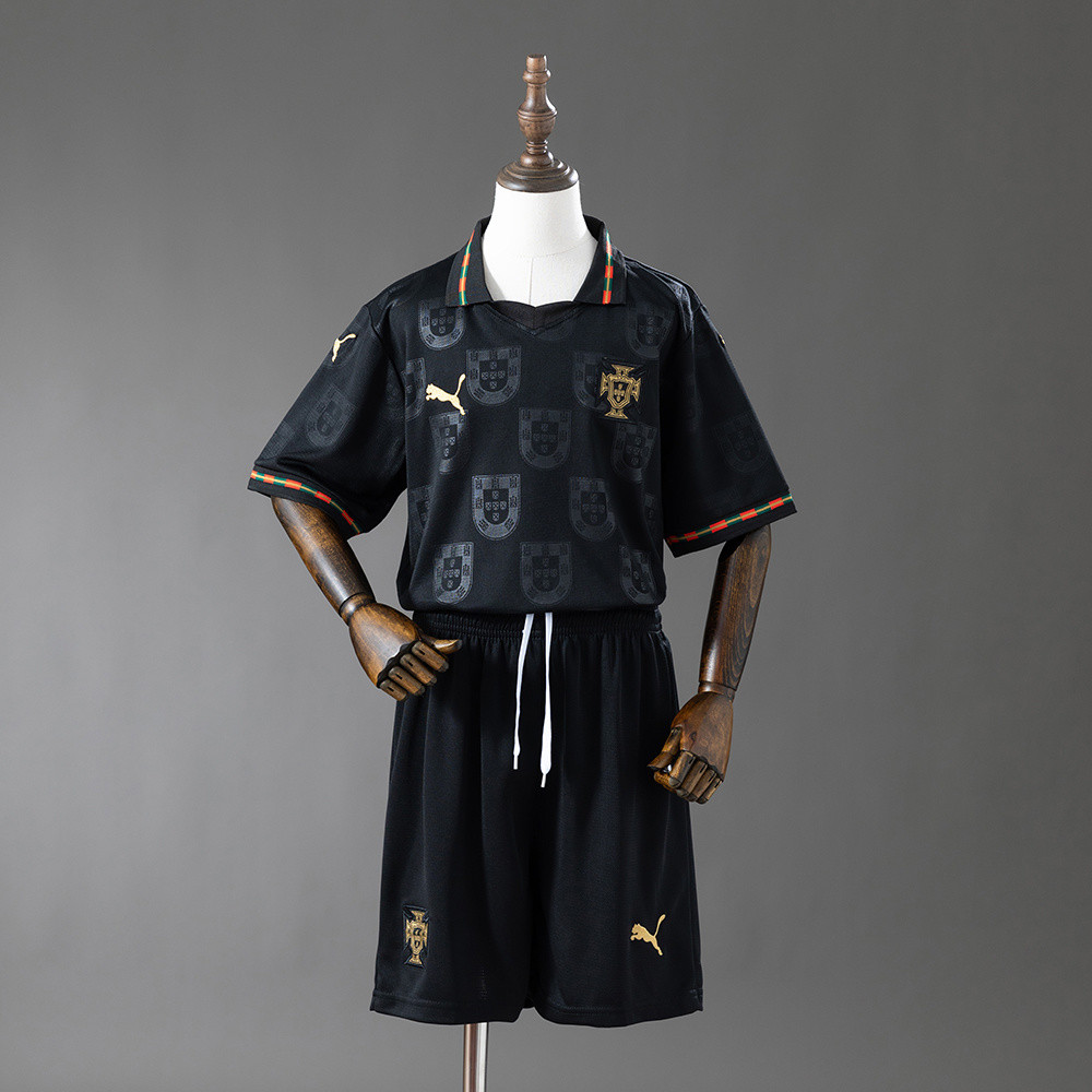 Kids Portugal Black 2026 World Cup