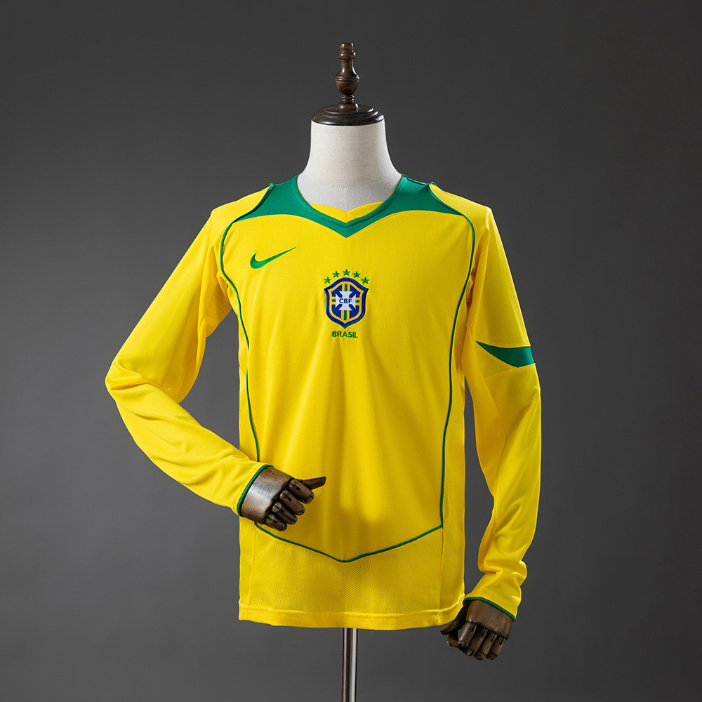 Retro Brazil 2004 Home Long-Sleeved