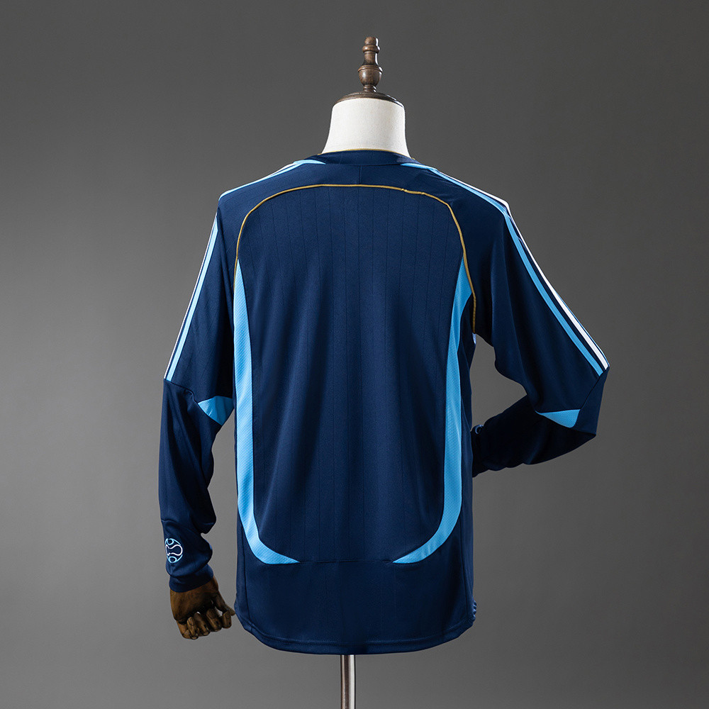 Retro Argentina 2006 Away Long-Sleeved