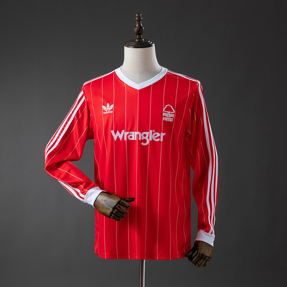Retro Nottingham Forest 82/84 Away Long-Sleeve
