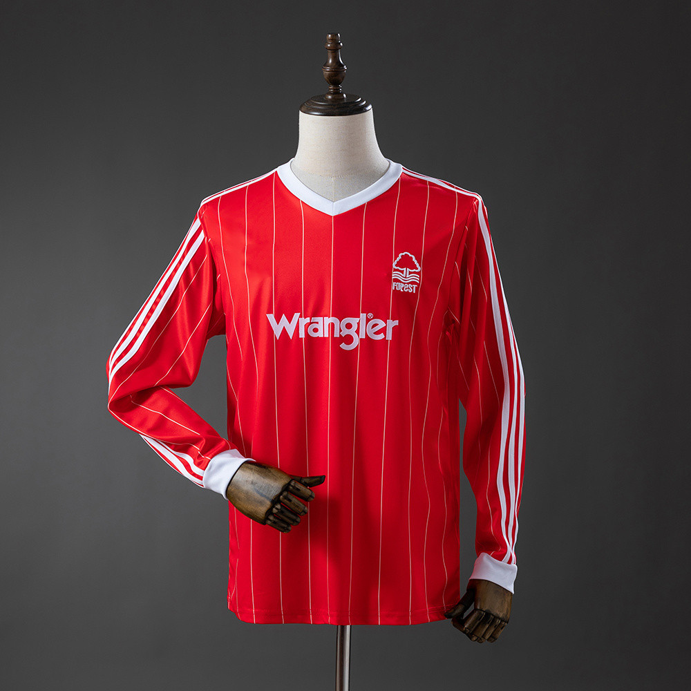 Retro Nottingham Forest 82/84 Away Long-Sleeve