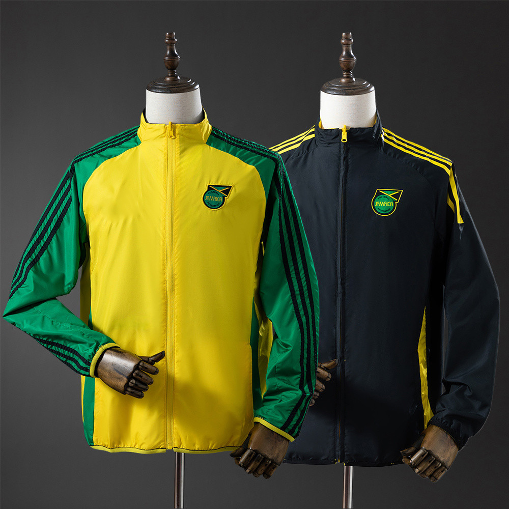 Jamaican Trench Coat Reversible