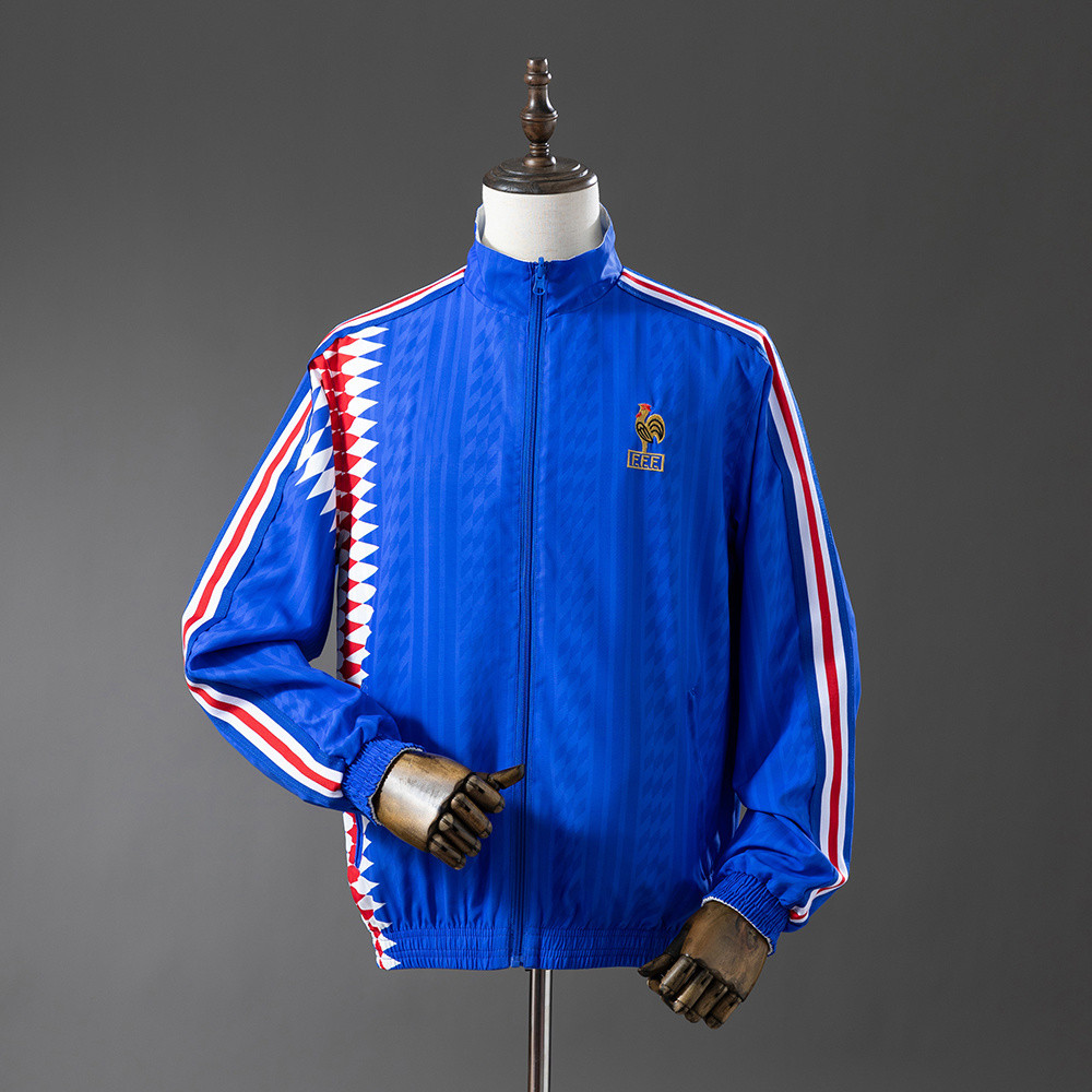 France Retro Reversible Windbreaker