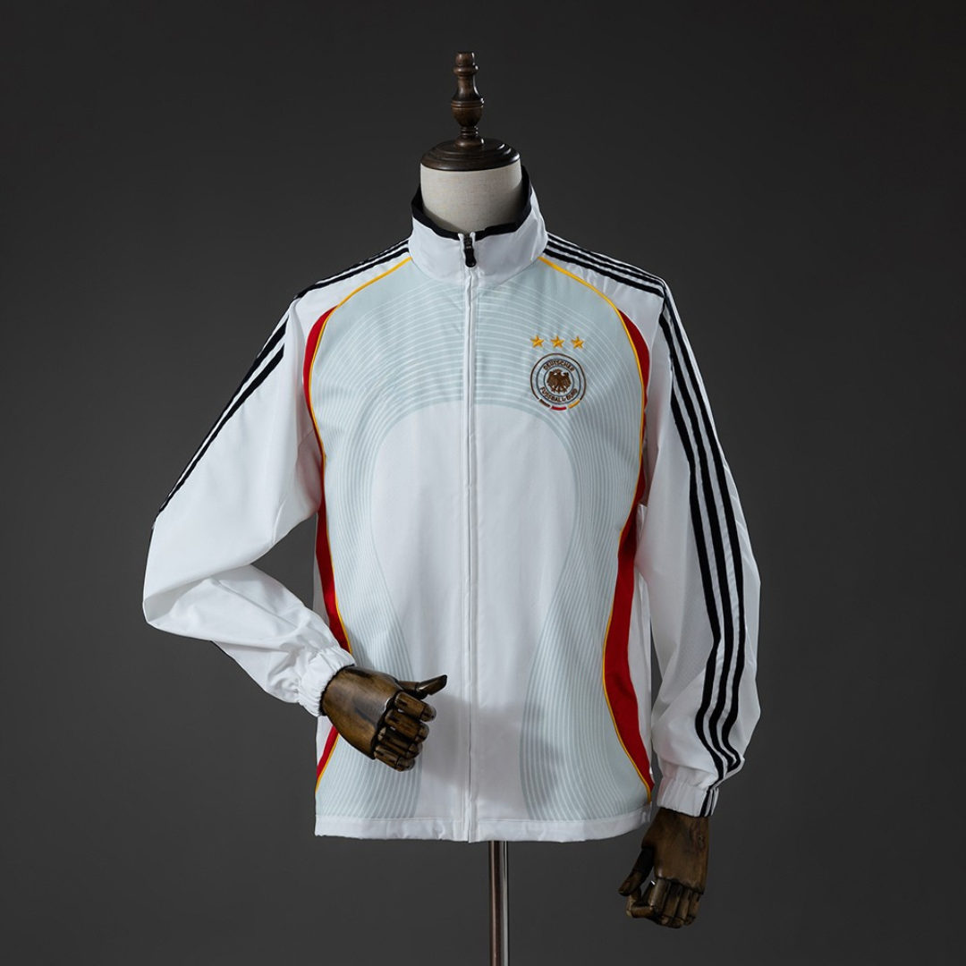 Germany Retro Windbreaker White
