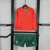 Kids Portugal 2025/26 Home Long Sleeve