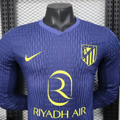 Atletico Madrid Away Player Version 2025/26 Long Sleeve