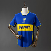 Retro Boca Juniors 02/03 Home
