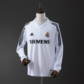 Retro Real Madrid 05/06 Home Long Sleeve