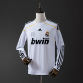 Retro Real Madrid 09/10 Long Sleeve Home
