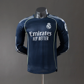 Real Madrid 2025/26 Away Player Version Long Sleeve