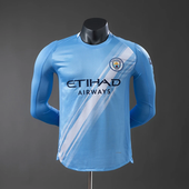 Manchester City Player Version Home 2025/26 Long Sleeve
