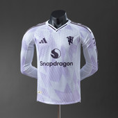 Manchester United Away Player Version 2025/26 Long Sleeve
