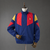 Spain Retro Windbreaker Blue