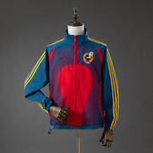 Spain Retro Windbreaker Red
