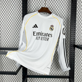 Real Madrid Long Sleeve 2025/26 Home