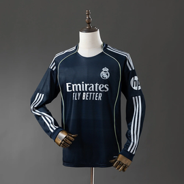 Real Madrid Long Sleeve 2025/26 Away